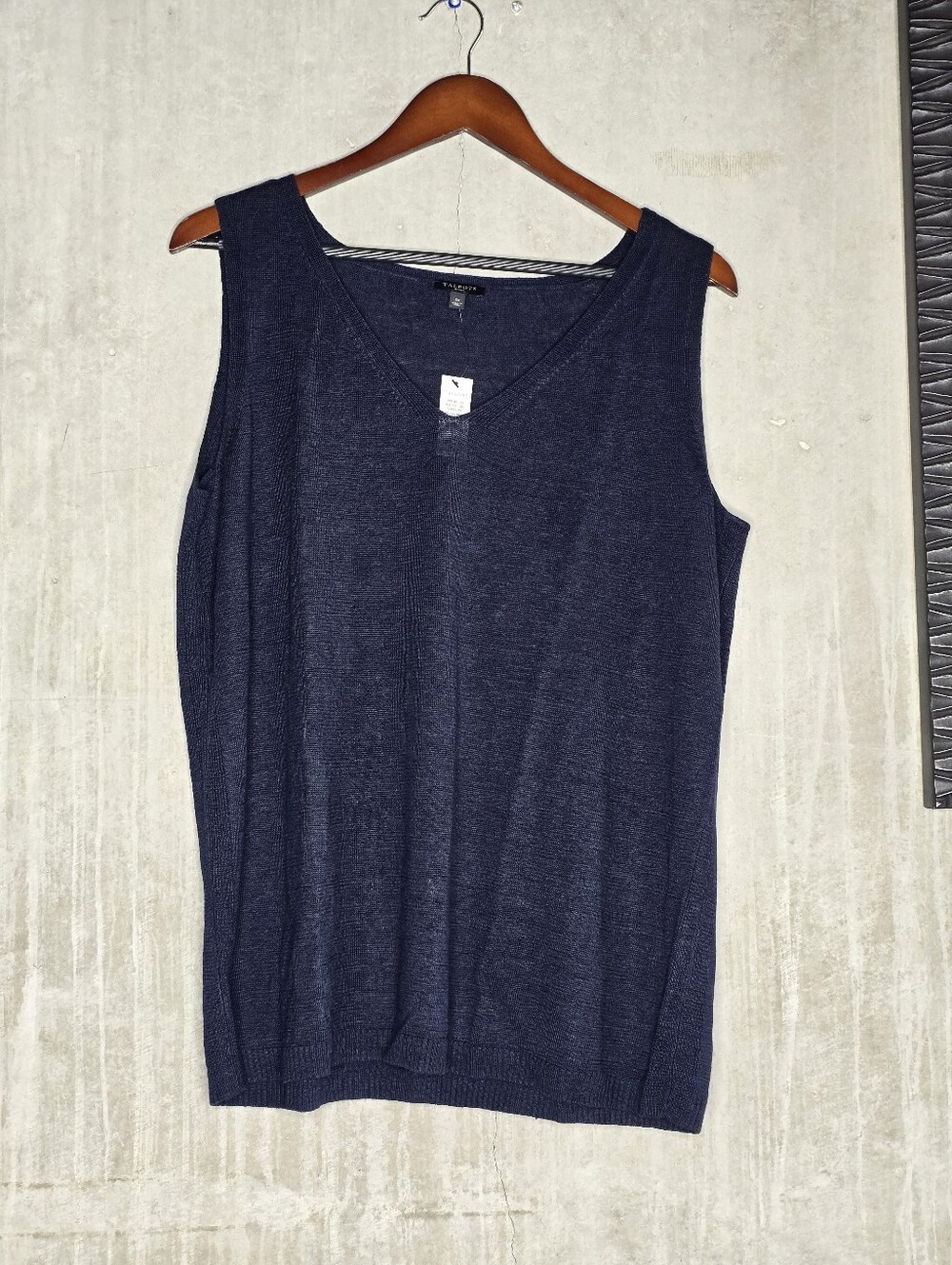 TALBOTS woman 1X Blue Vest